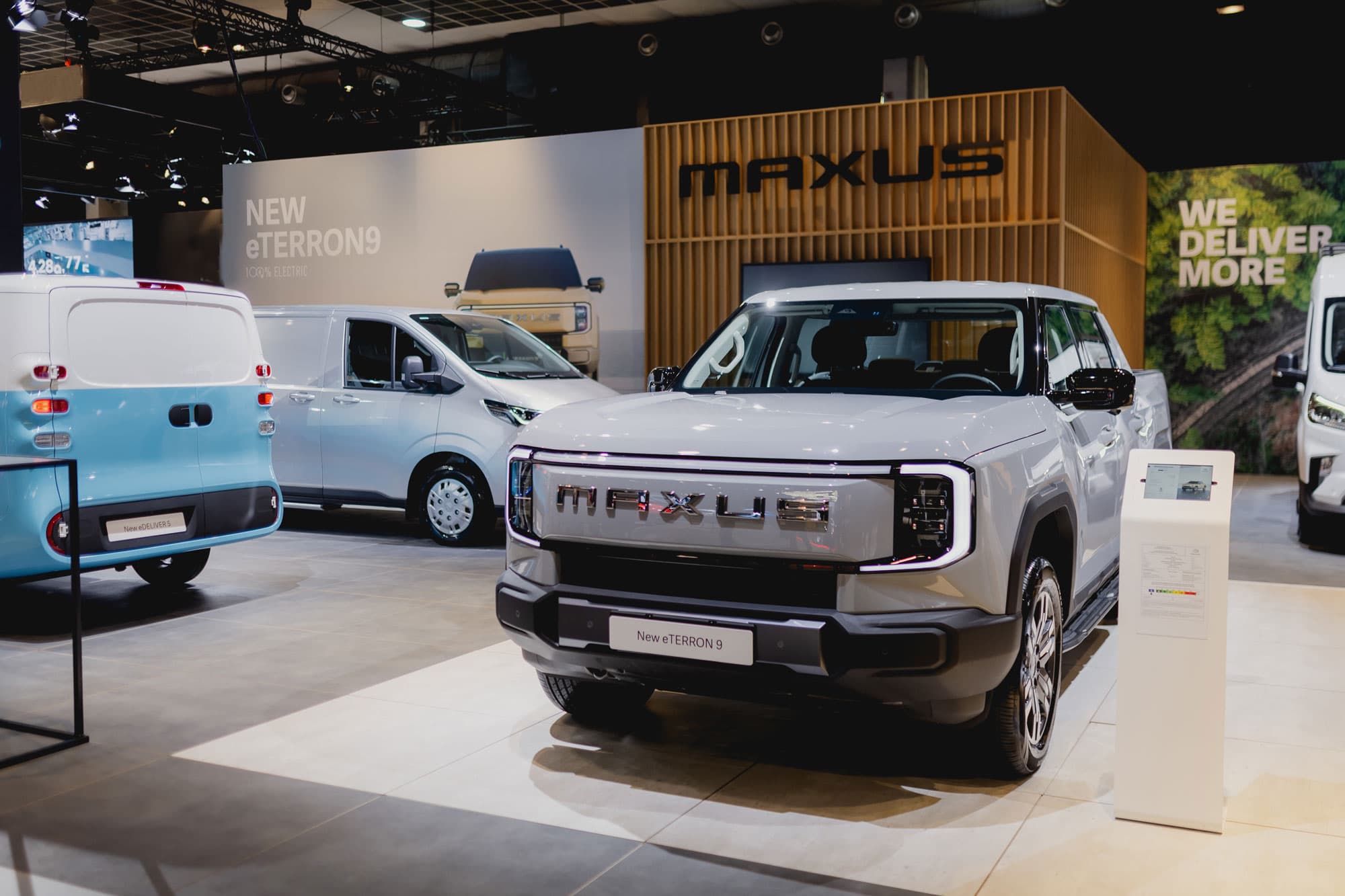 Maxus eTERRON 9 op Brussels Motor Show 2025