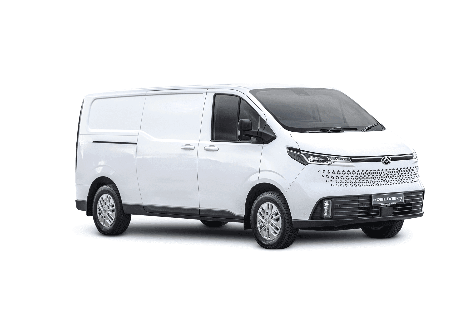 Maxus eDeliver7 PV Wit stock photo transparant
